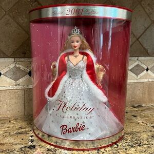 Collectible 2001 Holiday Barbie